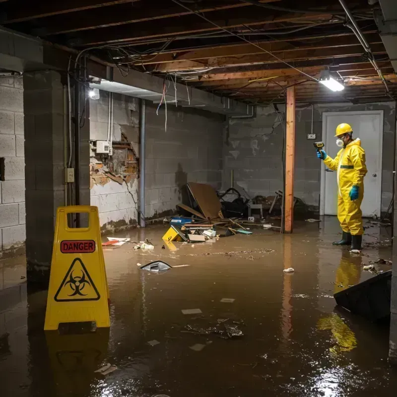 Flooded Basement Electrical Hazard in Paonia, CO Property